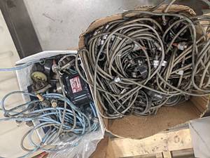 Lot of Assorted Magneto  Spark Plug Cables and Magneto Parts