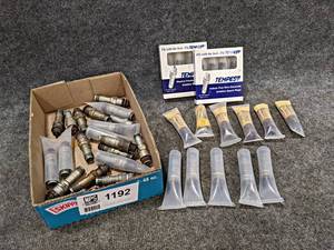 Lot of (40) Assorted Aviation Spark Plugs - Includes REM37BY, REM40E, REM38S and More
