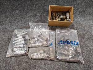 Lot of (40) Assorted Aviation Spark Plugs - Includes REM38S, REM38E and More