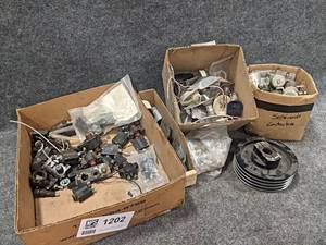 Lot of Aircraft Light Lenses, Solenoids, Switches and More