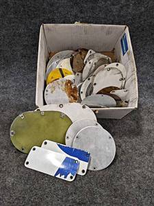 Large Lot of Aircraft Inspection Covers