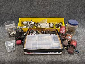 Lot of Aircraft Fuel Pumps, Fuel Bowls and Parts