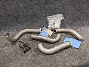 Lot of New Exhaust Risers for Cessna 172- Part No. K1754010-1, W1754008-1, W1754007-1, W1754009-1  Clamp Kits