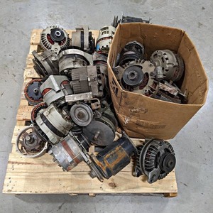 Pallet Lot of Aircraft Alternators and Generators - Parts or Core - NO SHIPPING