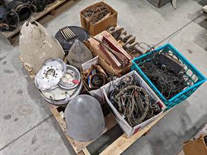 Pallet Lot of Assorted Aircraft Parts - Spinners and More - NO SHIPPING