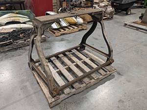 Continental Aircraft Engine Stand - Cast Iron Legs - Very Cool - Overall about 47 x 33 x 36 Tall - NO SHIPPING