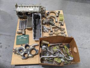 Continental 10-360-C Red Seal Engine w Log Book - Unknown Condition - Only Parts Shown Are Included
