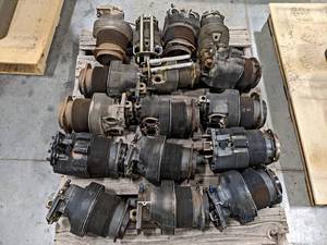 Pallet Lot of (16) Airplane Cylinder Heads - Unknown Condition - NO SHIPPING