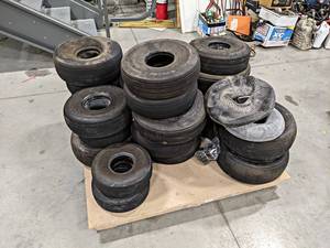 Pallet Lot of Assorted Used Aviation Parts - NO SHIPPING