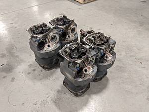 Lot of (4) Cylinder Heads for 0-360 w Pistons - Unknown Condition - NO SHIPPING