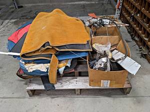 Pallet Lot of Assorted Airplane Parts, Interior Parts and More - NO SHIPPING