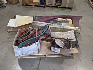 Pallet Lot of Assorted Aircraft Parts - Pallet NOT Included - NO SHIPPING