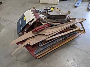 Pallet Lot of Misc. Cessna Trim and Interior Parts - Pallet NOT Included - NO SHIPPING