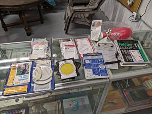 Lot of Manual Computers, Clip Boards and More - Located on Mezzanine