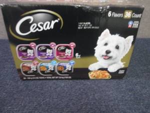 Box of 36- 3.5 oz Trays Cesar Dog F...