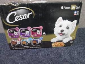 Box of 36- 3.5 oz Trays Cesar Dog F...