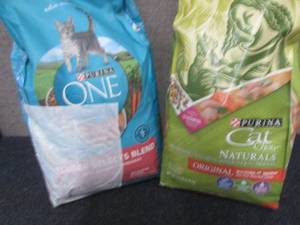 2 Purina Cat Food Products...
