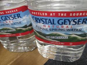 Case of 6- 1 Gallon Bottles Crystal...