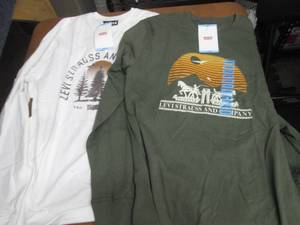 2- Large Levi Long Sleeve Tshirts...