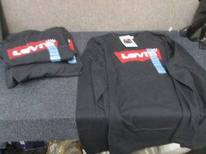5- Mens Levis Long Sleeve Tshirts...
