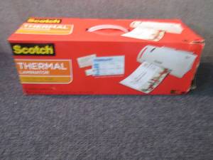 Scotch Thermal Laminator open box...