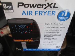 Power XL Air Fryer 8 qt open box Re...