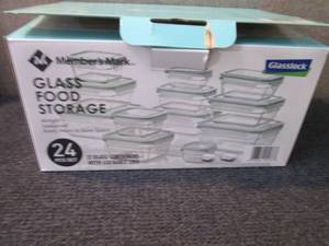 24 pc Members Mark Glass Food Stora...