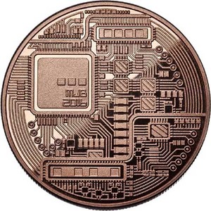 1 oz Bitcoin Commemorative Copper Round ()