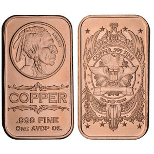 1 oz Indian Head Copper Bar ()