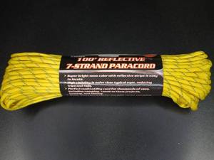 100 Reflective 7-Strand Paracord ()