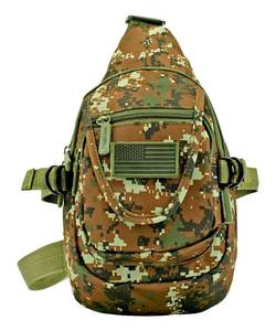 Military Sling Bag - Green Digital Camo ()