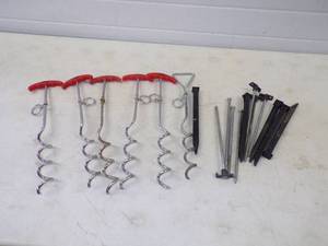Dog Chain Anchors and tent stakes