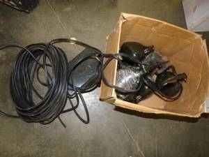 Outdoor Lights with timer and cord