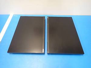 Lenovo&nbspT23d-10 Monitor x2 Units  1920 x 1080 resolution  23 edgeless monitors with power cables  no stands