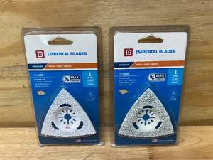 lot 84 image: IMPERIAL BLADES Lot of 2- MM620 Flush Cut Carbide Universal Oscillating Triangle Rasp