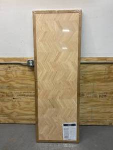 lot 14 image: HARDWOOD REFLECTIONS Butcher Block Countertop (Chevron Hevea)