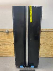 lot 125 image: HUSKY 24-Gauge Steel Freestanding Garage Cabinet in Black (30 in. W x 72 in. H x 18 in. D)