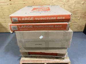 lot 131 image: Lot of 6- Large TVPicture Boxes