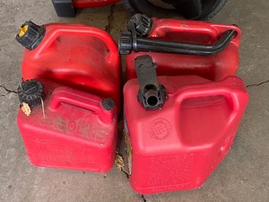 Four Gas Cans