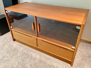 Teak Media Cabinet