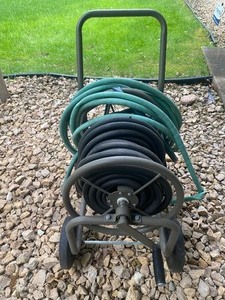 Garden Hose Reel and Hose