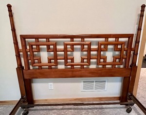 Quaint Queen Headboard and Bed Frame