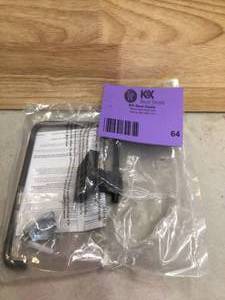 lot 64 image: Franklin Brass Maxted Towel Ring in Matte Black Open box