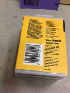 lot 70 image: DEWALT 38 in. Heavy Duty Staples (5000-Pack)