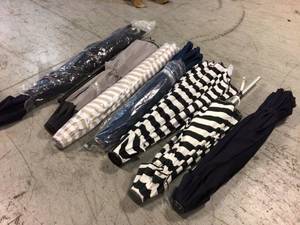 lot 114 image: Lot of Assorted Patio Umbrella Customer Returns See Pictures