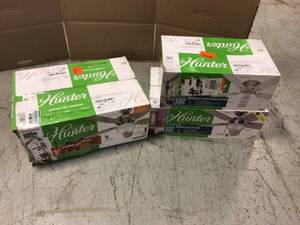 lot 118 image: Lot of Assorted Hunter Ceiling Lighting Customer Returns See Pictures