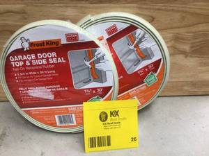 Frost King 30 Ft. Nail on Garage Door Top and Side Seal. 1- 3 4 w.