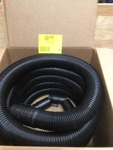 RIDGID 2-12 in. x 20 ft. Dual-Flex Tug-A-Long Locking Vacuum Hose for RIDGID WetDry Shop Vacuums