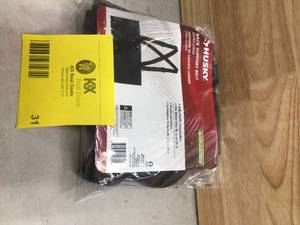 Husky Black Back Brace Support Belt Extra Large Open box