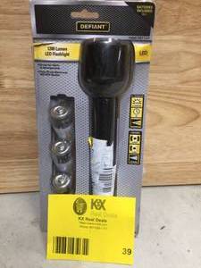 Defiant 1200 Lumens LED Flashlight Open box